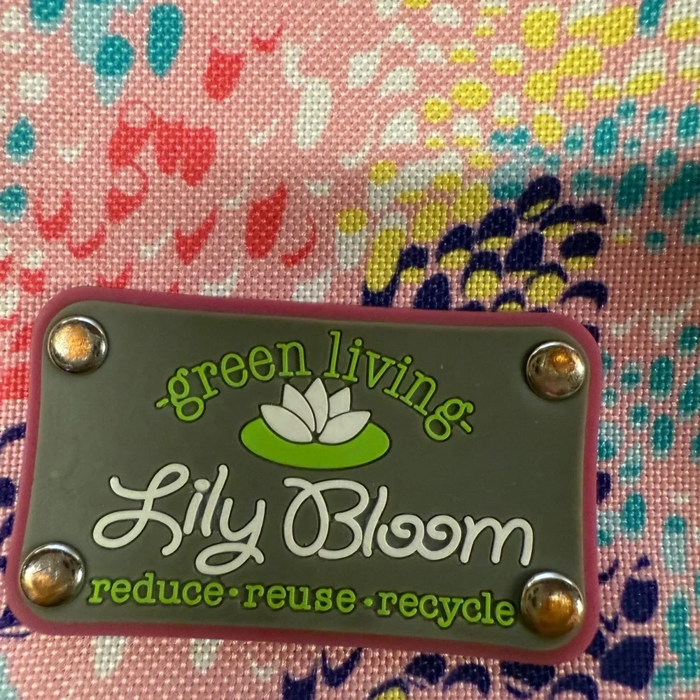 Lily‎ Bloom Multicolor Baby Bag with Tan Straps